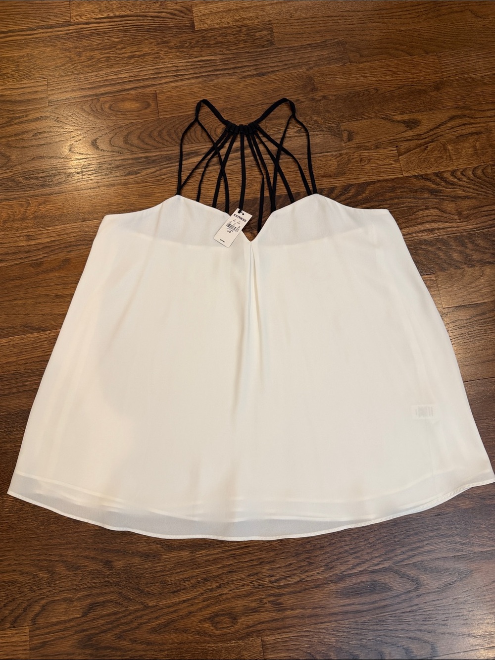 NWT Express White Strappy Camisole Top